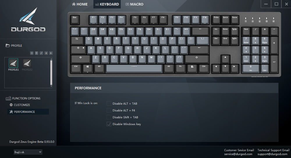 durgod 104 taurus k310 mechanical keyboard using cherry mx switches pbt doubleshot keycaps brown blue black red silver switch