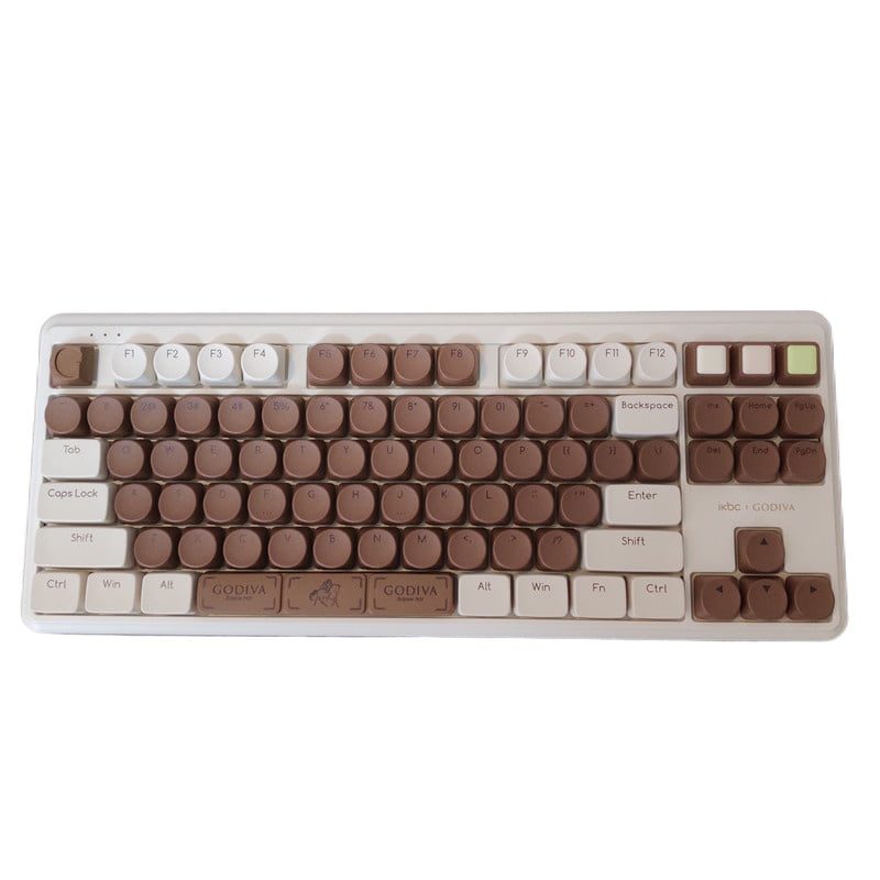 Wireless IKBC 87 Mechanical keyboard 2.4G wireless keyboards bluetooth-compatible GODIVA TTC brown switch