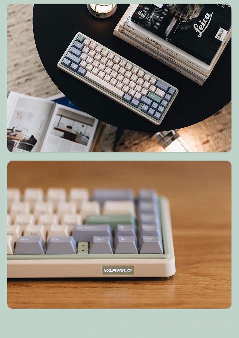 Varmilo minilo eucalyptus dual-mode electrostatic capacitor mechanical keyboard office portable keyboard cherry