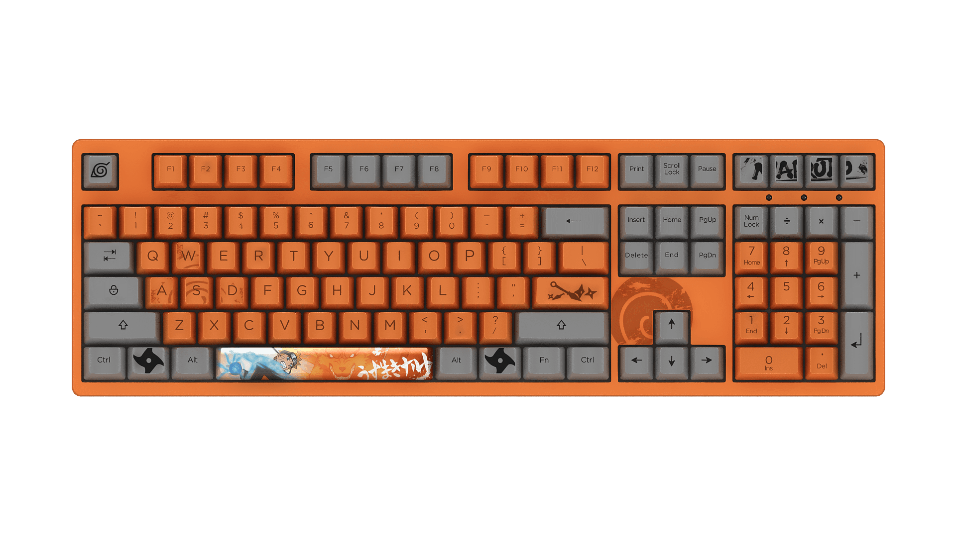 Akko 3108 V2 Narutoo Full-Size Mechanical Gaming Keyboard Wired 108-key with OEM profile PBT Dye-Sublimation Keycaps