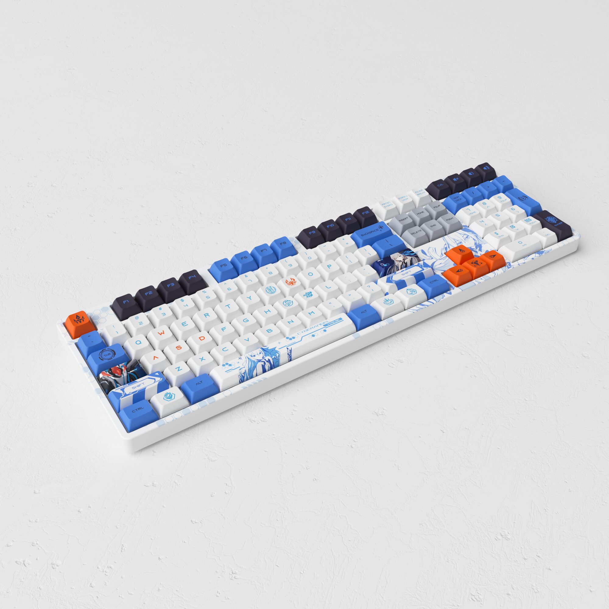 Akko 5108S BRONYA-ZAYCHIK Full-Size Wired Hot-Swap Mechanical Gaming Keyboard RGB Backlit 108-key JDA PBT Dye-Sub Keycaps