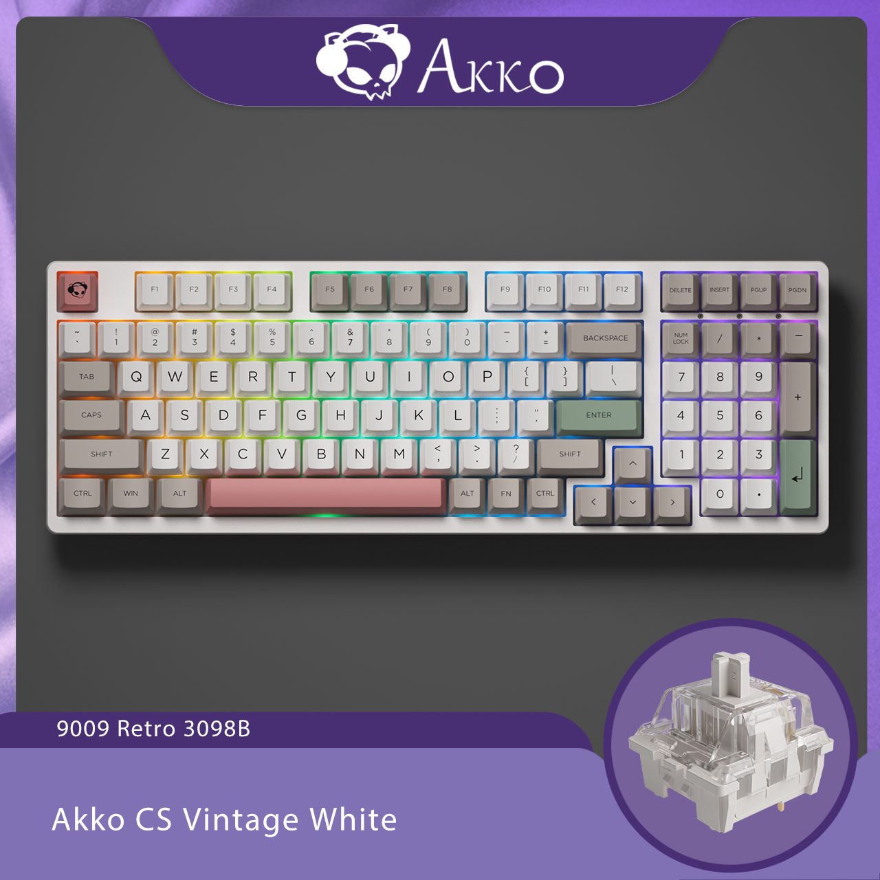Akko Vintage White