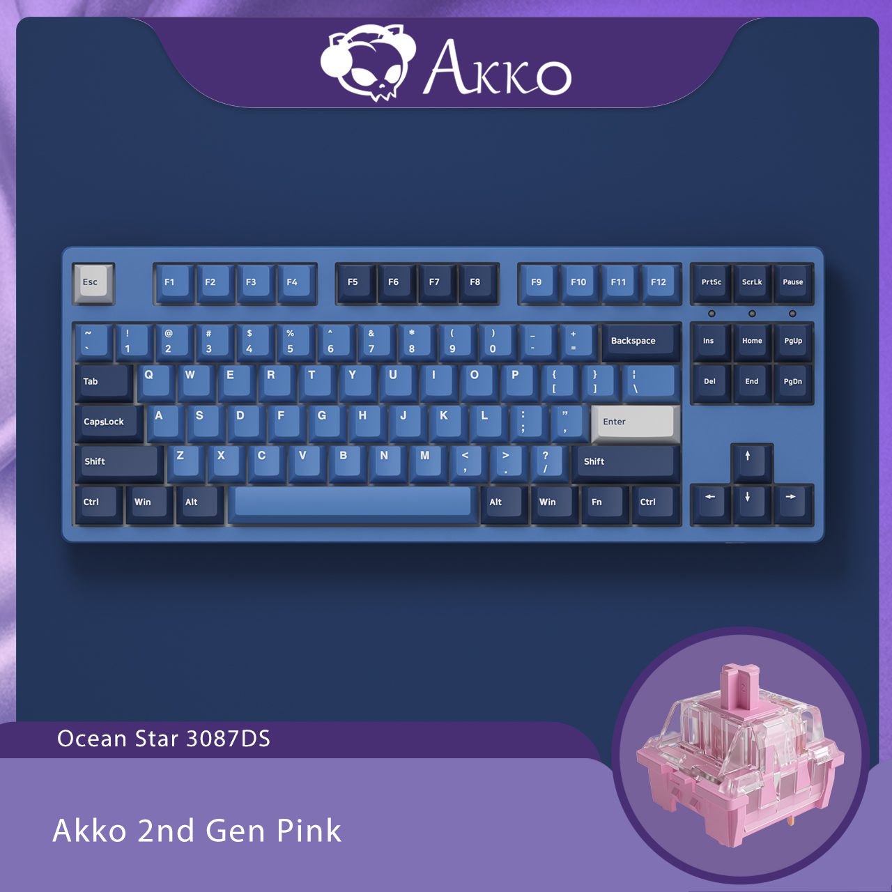 Akko 2nd Gen Pink