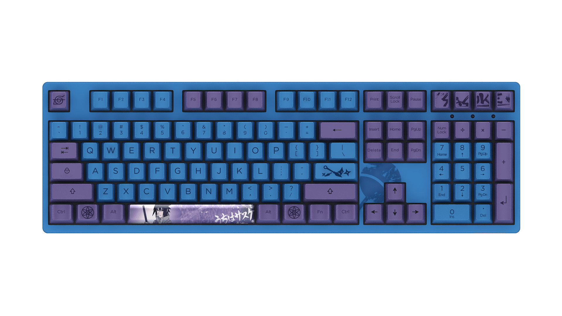 Akko 3108 V2 Sasuke Full-Size Mechanical Gaming Keyboard Wired 108-key with OEM profile PBT Dye-Sublimation Keycaps