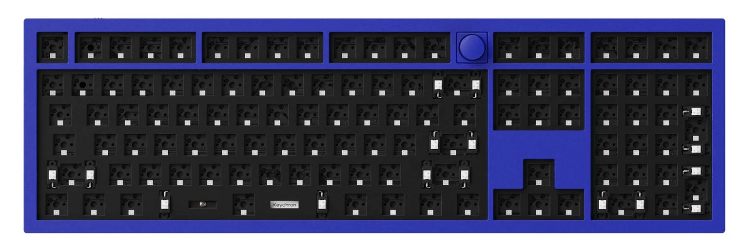 Keychron Q6 Knob QMK Fully Assembled Custom Mechanical Keyboard 100% Layout W/ Gateron G Pro Switch Double-Shot OSA PBT Keycaps