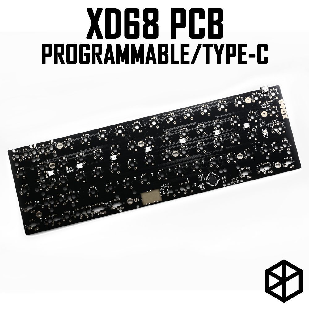 stainless steel plate for xiudi xd68 65% custom keyboard Mechanical Keyboard Plate support xd68