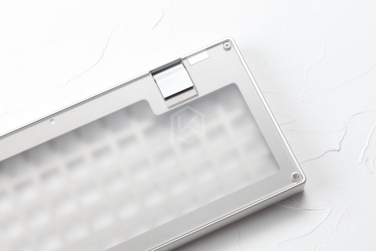 Anodized Aluminium case for xd75re xd75 60% custom keyboard acrylic panels acrylic diffuser can support Rotary brace