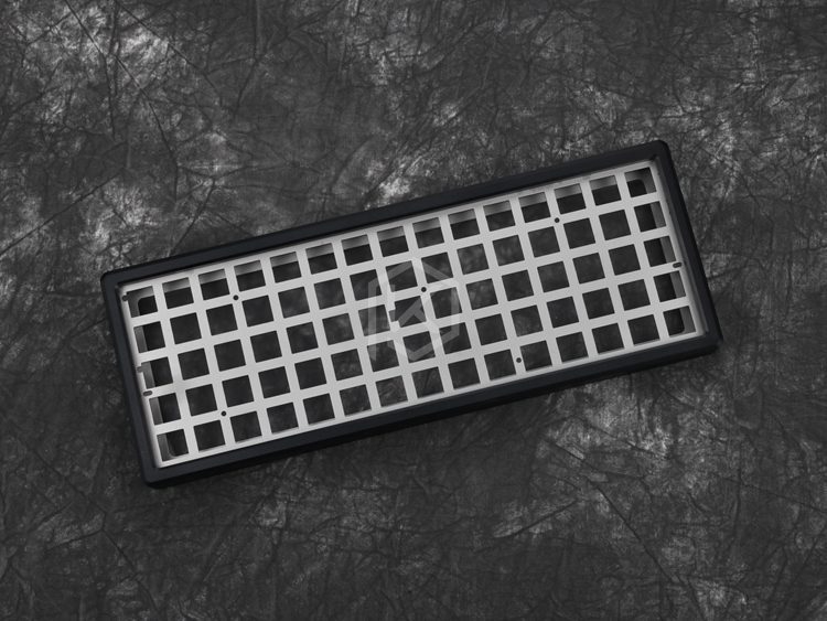 Anodized Aluminium case for xd75re xd75 60% custom keyboard acrylic panels acrylic diffuser can support Rotary brace