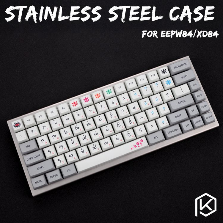 xd84 eepw84 plastic case black white case  for xd84 70% eepw84 pcb and plate