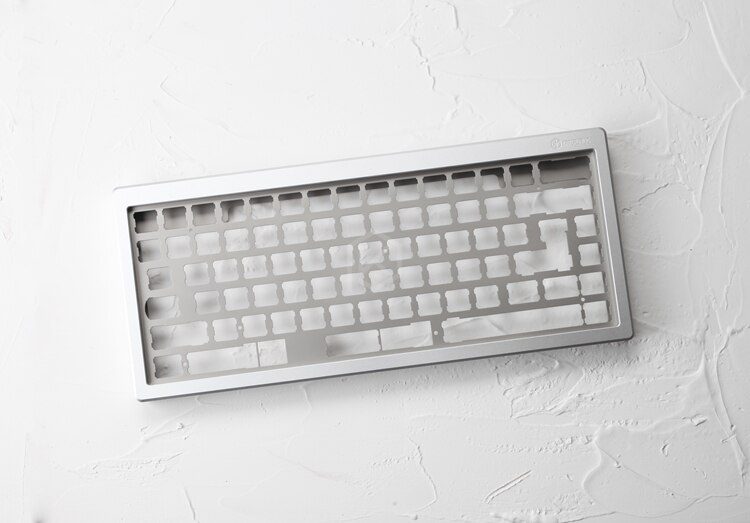 Anodized Aluminium case for eepw84 xd84 custom keyboard acrylic panels diffuser can support  Rotary brace supporter