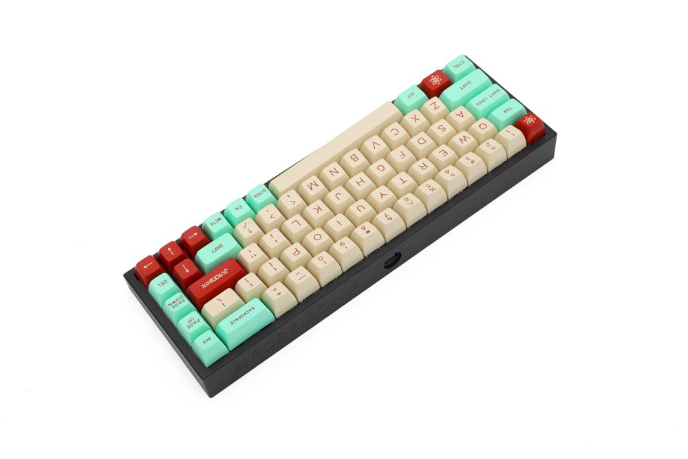 Poseidon PSD68 LE Case Anodized Aluminium case for custom mechanical keyboard black siver grey Blue Red for bm68