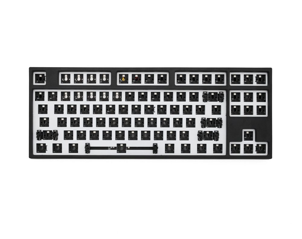 80% MKB87 TKL 87 key dual mode bluetooth Mechanical Keyboard kit led type c hot swappable switch lighting effects RGB switch