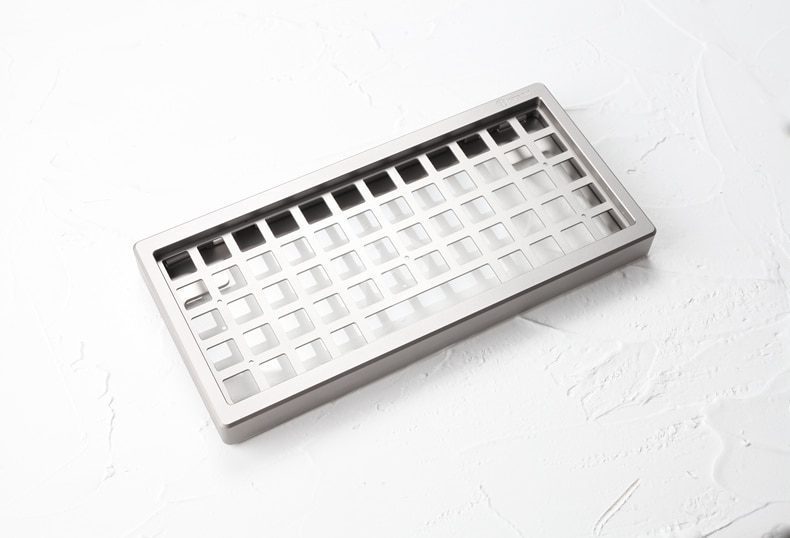 Anodized Aluminium case for jj50 50% custom keyboard acrylic panels acrylic diffuser jj40 Rotary brace supporter for preonic