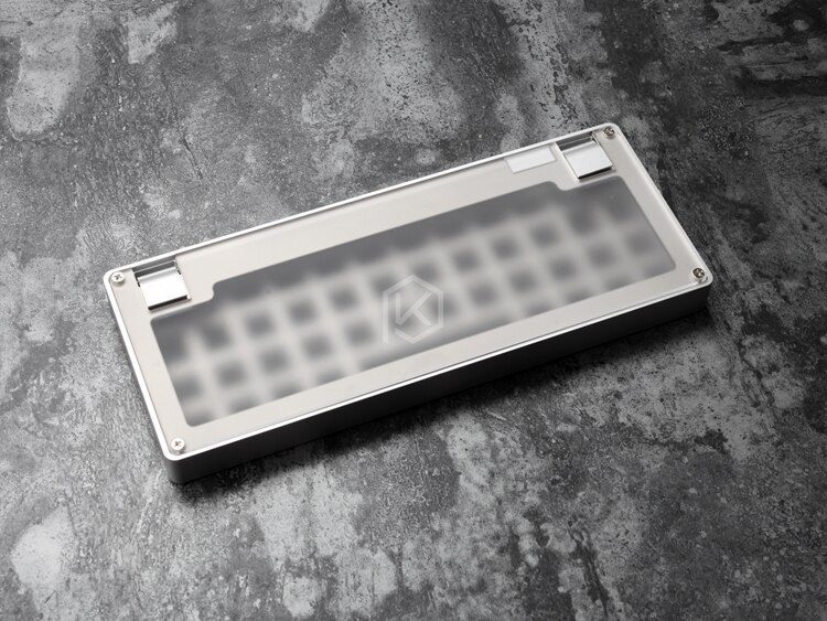 Anodized Aluminium case for jj40 40% custom keyboard acrylic panels acrylic diffuser jj40 Rotary brace supporter for planck
