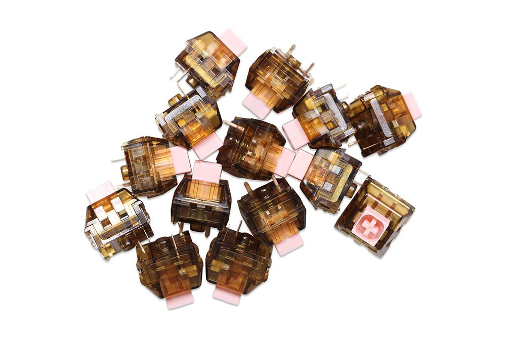Kailh COCO PINK BOX V2 Switch RGB SMD Linear 50g Switches For Mechanical keyboard mx stem 5pin Pink PC POM
