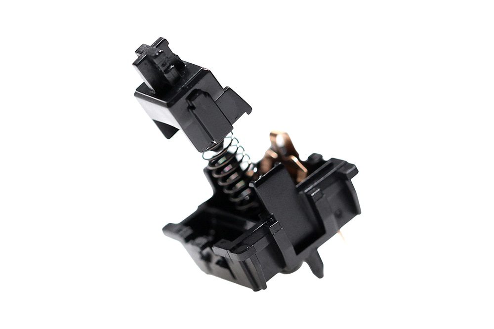 35pcs Gateron Oil King Linear Switch 5pin RGB 65g mx POM stem for mechanical keyboard 60m Black Plated Long Spring Pre Lubed