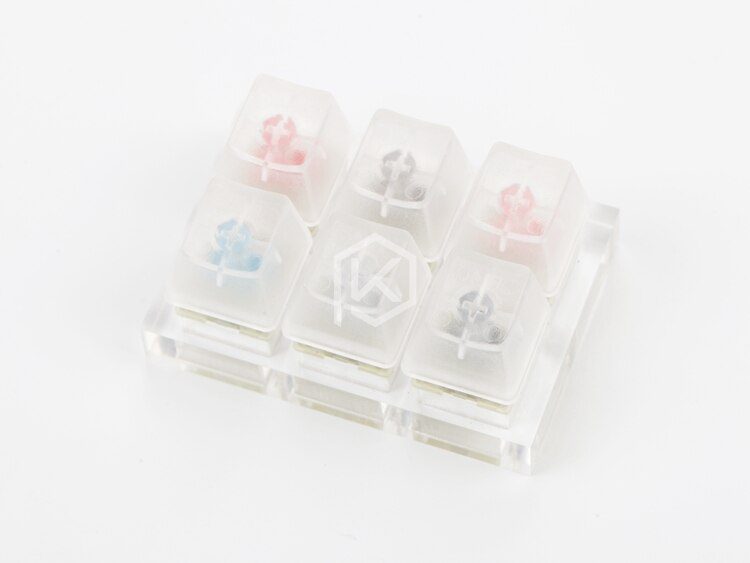 acrylic Switch Tester 2X2 3X3 clear housing for cherry blue red black brown silent red speed silver rgb switches Aluminium