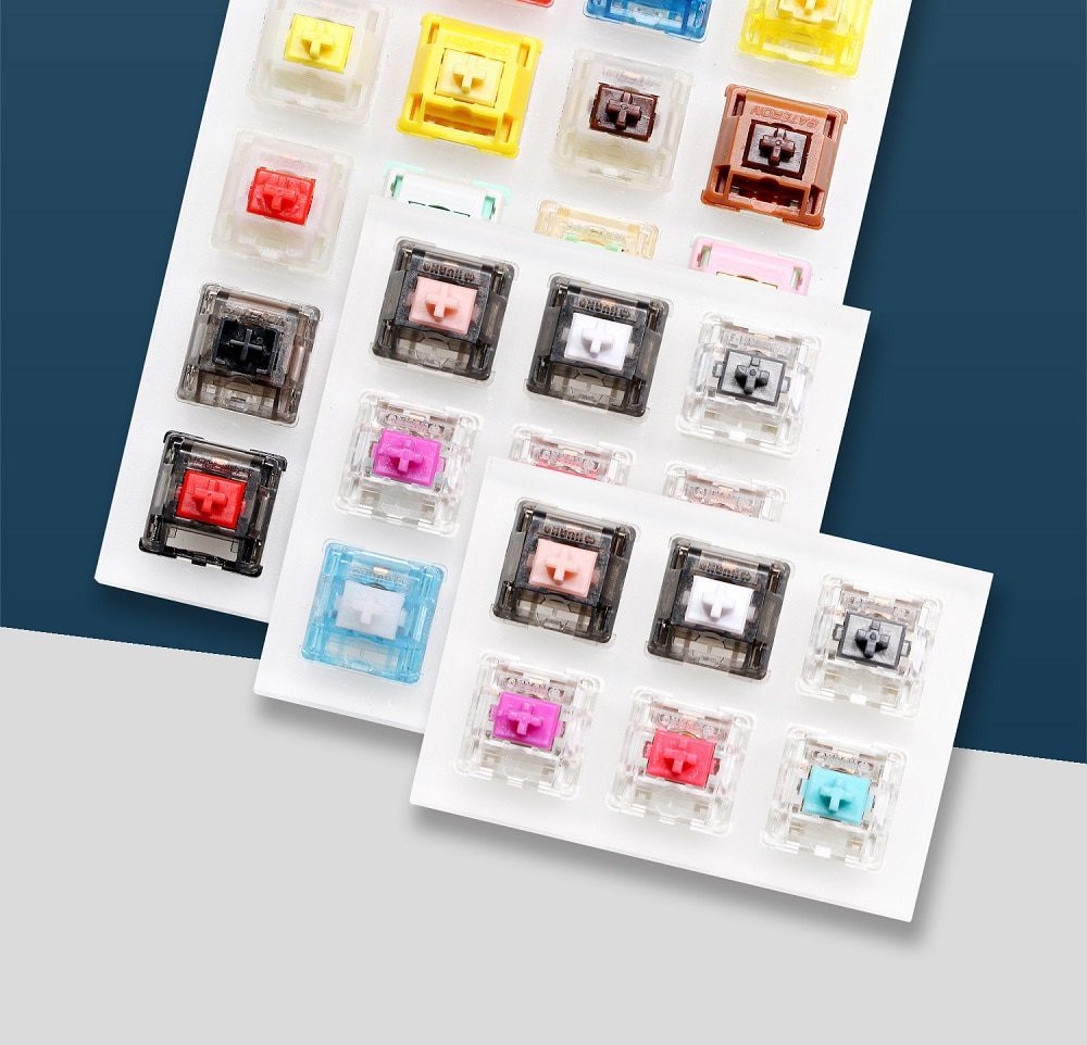 Acrylic Switch Tester Gateron Switch Huano Switch for Mechanical Keyboard Pro Yellow Red White Silver INK Black Blue CAP Yellow