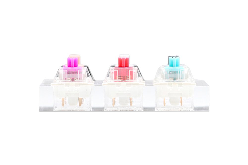 Acrylic Switch Tester Gateron Switch Huano Switch for Mechanical Keyboard Pro Yellow Red White Silver INK Black Blue CAP Yellow