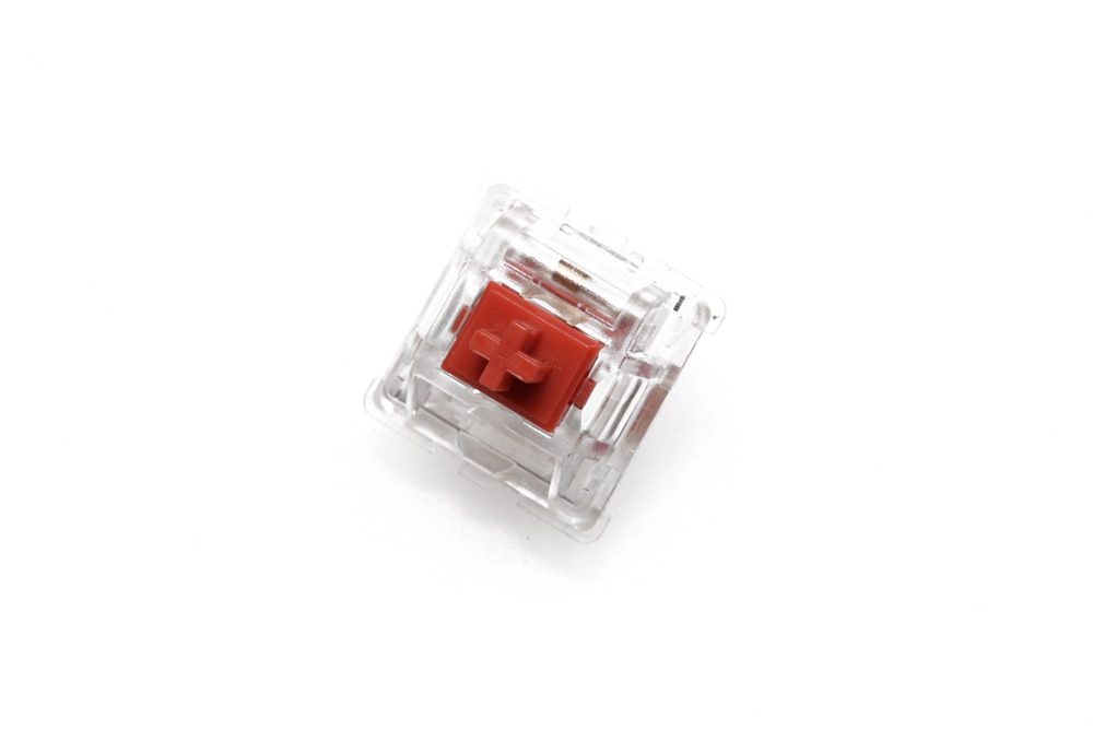 EVERGLIDE SWITCH Sakura Pink Jade Green Coral Red Amber Oran mx stem with transparent clear housing For Mechanical keyboard 5pin