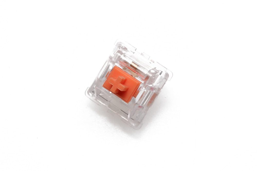 EVERGLIDE SWITCH Sakura Pink Jade Green Coral Red Amber Oran mx stem with transparent clear housing For Mechanical keyboard 5pin
