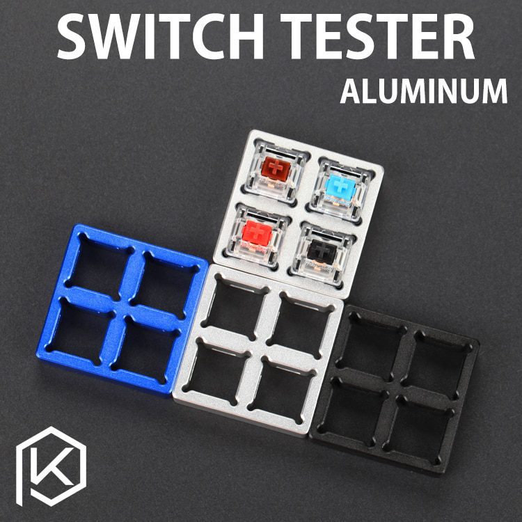 acrylic Switch Tester 4X4 clear housing  base for cherry brown black red blue tactile grey silver green nature white clear rgb