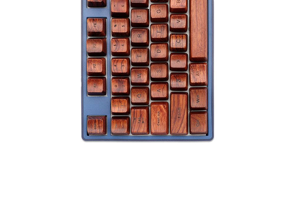 KPREPUBLIC LOOP 104 Wooden Keycaps Wood Keycap Walnut Rosewood Beech for GH60 Poker 60 87 tkl 104 ansi 108 XD87 BM80