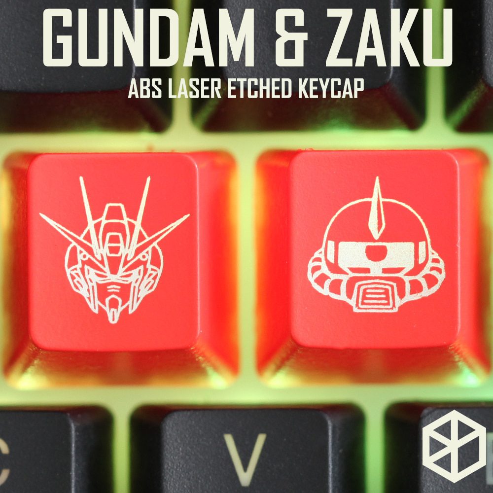 Novelty Shine Through Keycaps ABS Etched back lit black red esc Eye of Providence All seeing Eye God