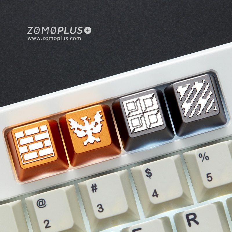 zomo GamePad PS Handle Controller Backspace  Artisan Keycap CNC anodized aluminum Compatible Cherry MX switches