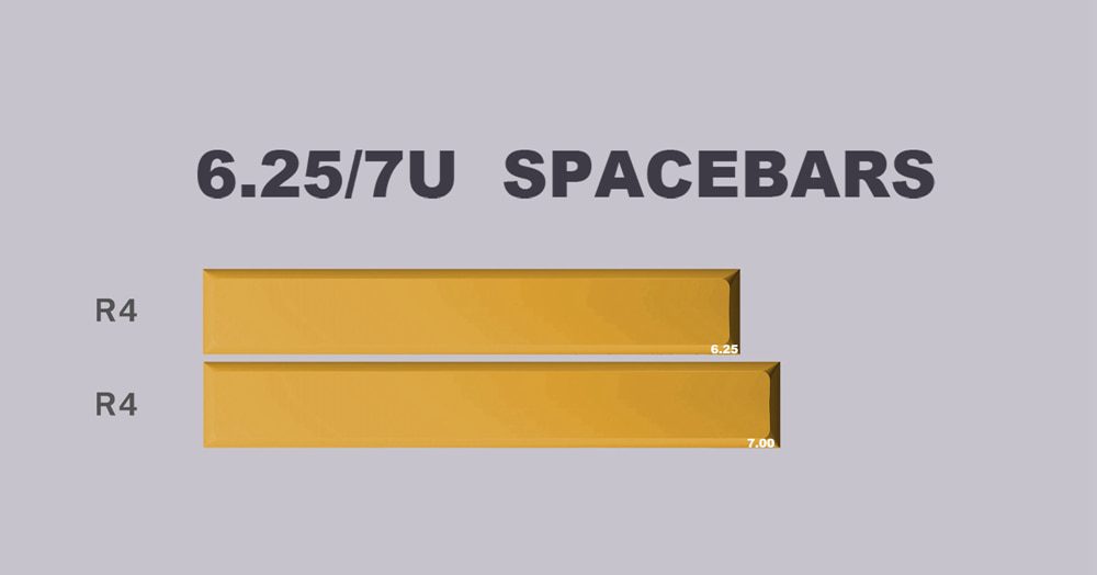 00 6.25 7 Spacebar