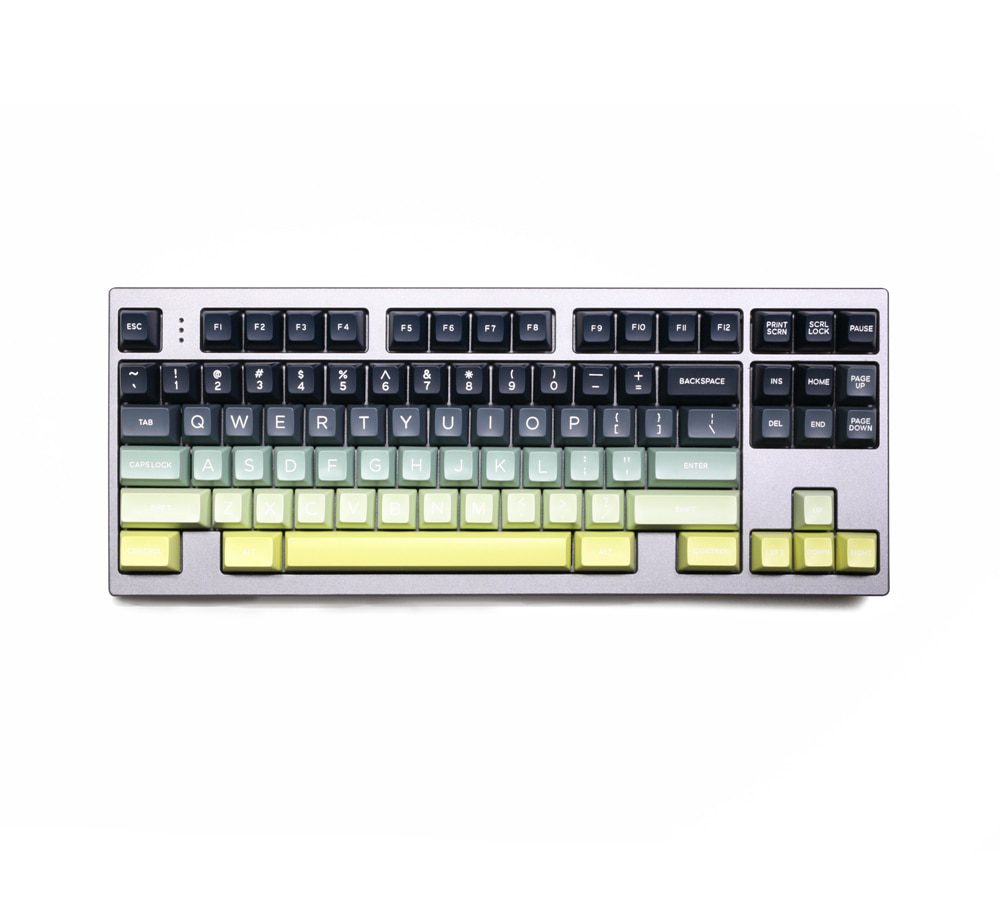 Domikey SA abs doubleshot keycap set  Aurora SA for mx stem keyboard poker 87 104 gh60 xd64 xd68 xd84 xd96 xd87 bm60 bm65 bm68