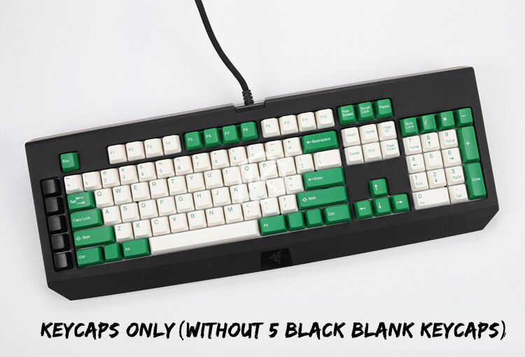 taihao abs double shot keycaps for diy gaming mechanical keyboard razer blackwidow ultimate 87 104 [Only keycaps]
