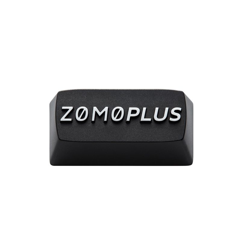 zomo zomo logo Artisan Keycap CNC anodized aluminum Compatible Cherry MX switch backspace esc black colorway