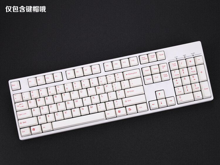 taihao abs double shot keycaps for diy gaming mechanical keyboard color of red green blue purple wihte black dolch pink