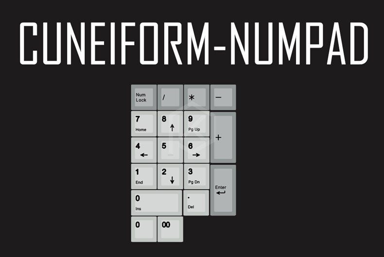 Cuneiform Numpad x1