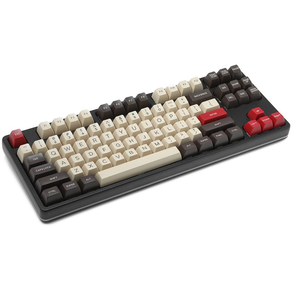 Novelty Shine Through Keycaps ABS Etched Shine-Through No nesting dolls black red custom mechanical keyboard enter backspace