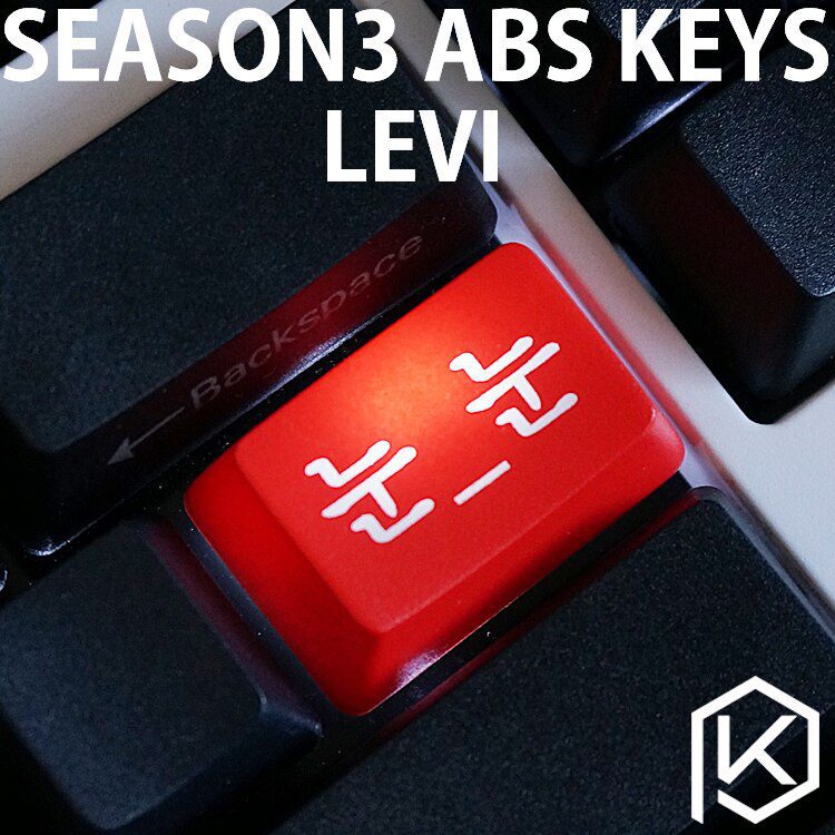 Novelty Shine Through Keycaps ABS Etched, light,Shine-Through levi eyesight  despiseoem profile red black TAB
