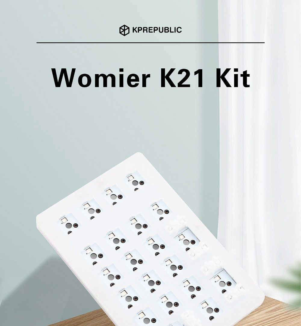 Womier 21 key K21 Mechanical Keyboard kit 20% Numpad PCB CASE hot swappable switch support lighting effects with RGB switch led