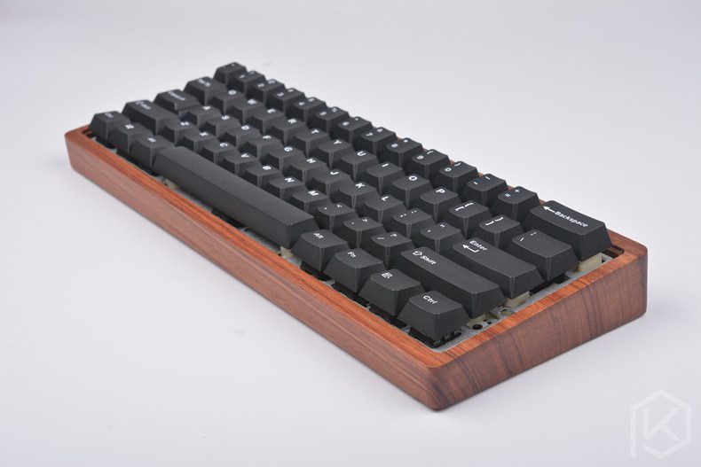 wooden case wood case walnut rosewood zebra wood with wood wrist high quality free shipping for gh60 xd64 poker 2 60%