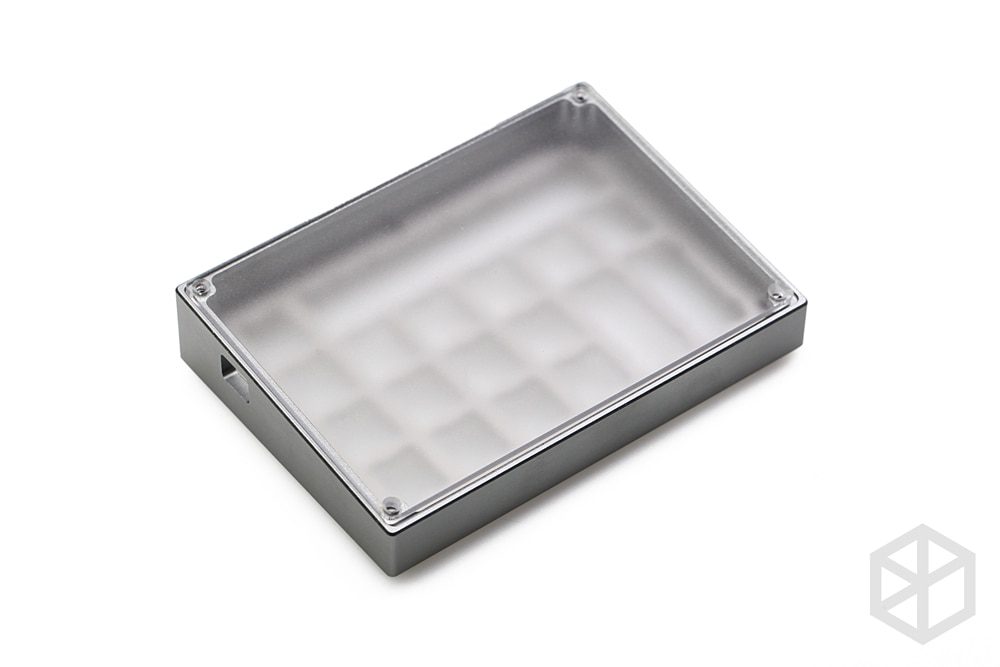 Anodized Aluminium case for cospad xd24 custom keyboard acrylic panels diffuser can support horizontal use