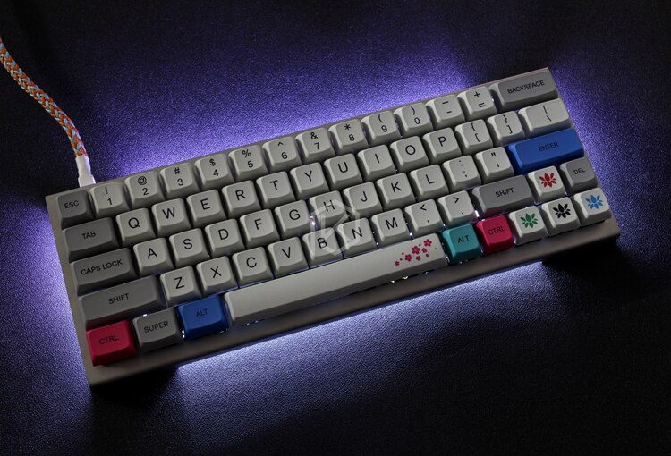 stainless steel case for xd60 xd64 gh60 60% custom keyboard acrylic panels