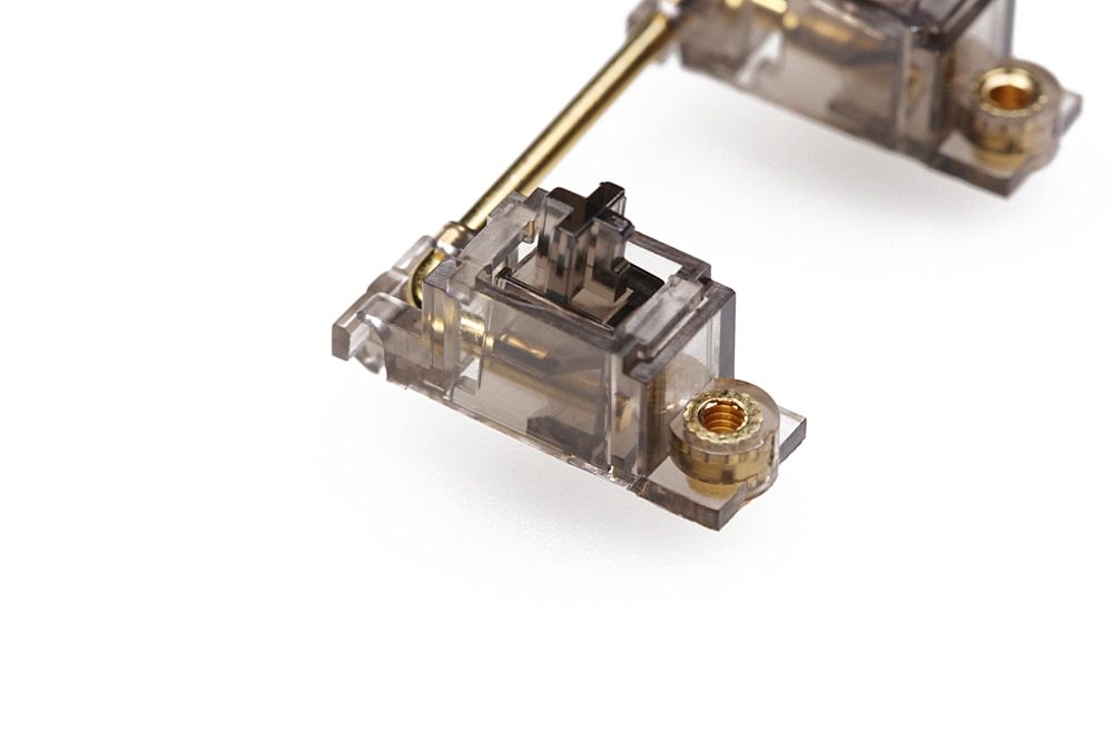 Everglide Black Transparent Gold Plated Pcb screw in Stabilizer for Custom Mechanical Keyboard gh60 xd64 xd84 6.25x 2x 7x xd87
