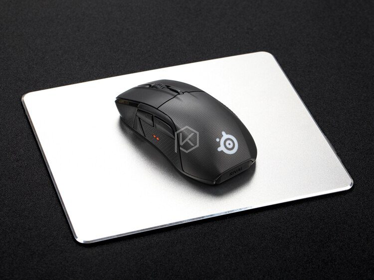 Aluminum alloy mousepad Gaming Mat Mouse with free gift tablet support with Non-Slip Rubber Bottom Mouse Pad anti slip Mousepad