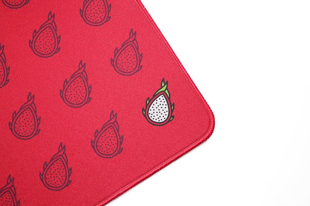 Mechanical keyboard Mousepad harvest season Fruit 900 400 4mm Stitched Edges /Rubber High quality soft  Jacquard fabric material