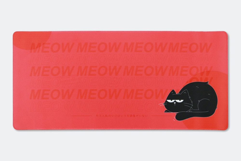 DCS Mechanical keyboard Mousepad Deskmat Cute XIAOYE CAT 900 400 5mm Stitched Edges /Rubber High quality soft touch Rubber