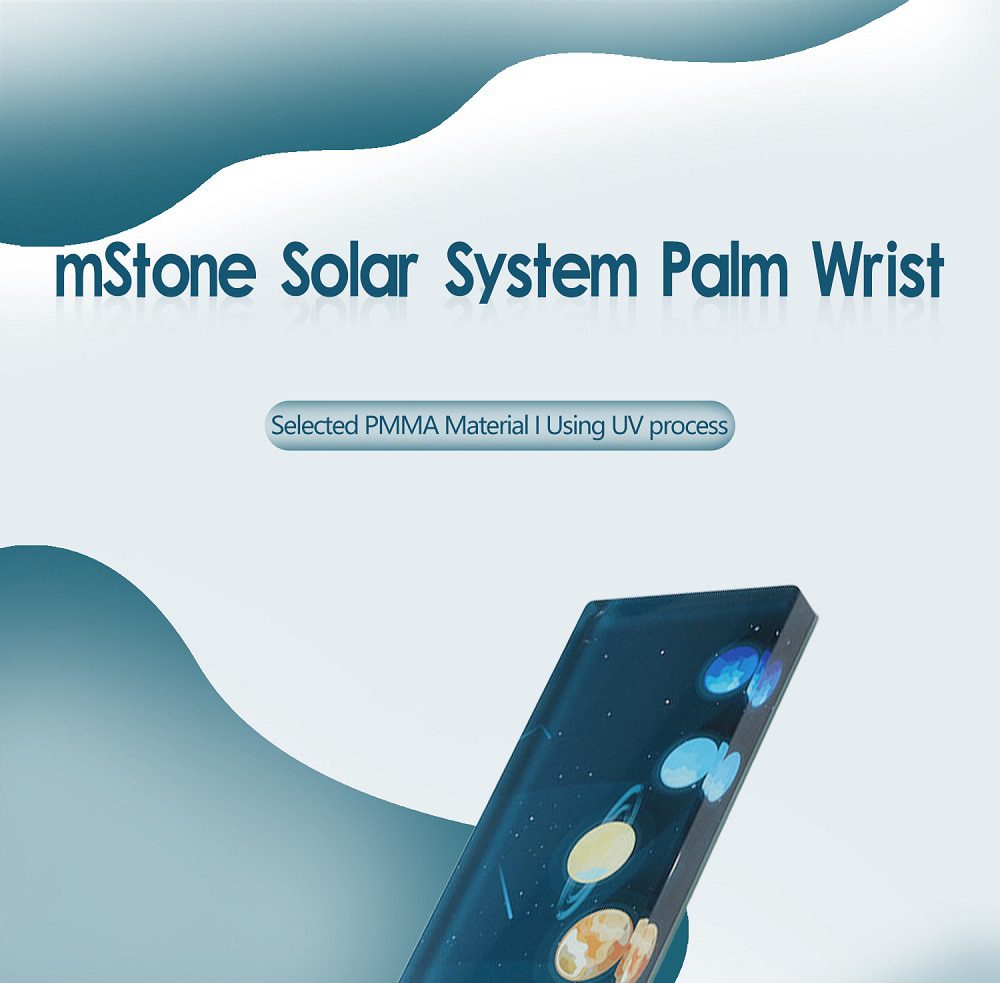 mStone PMMA Solar System Wrist Rest with Rubber Feet for mechanical keyboards gh60 xd60 xd64 80% 87 100% 104 xd84 BM60 BM65 BM68