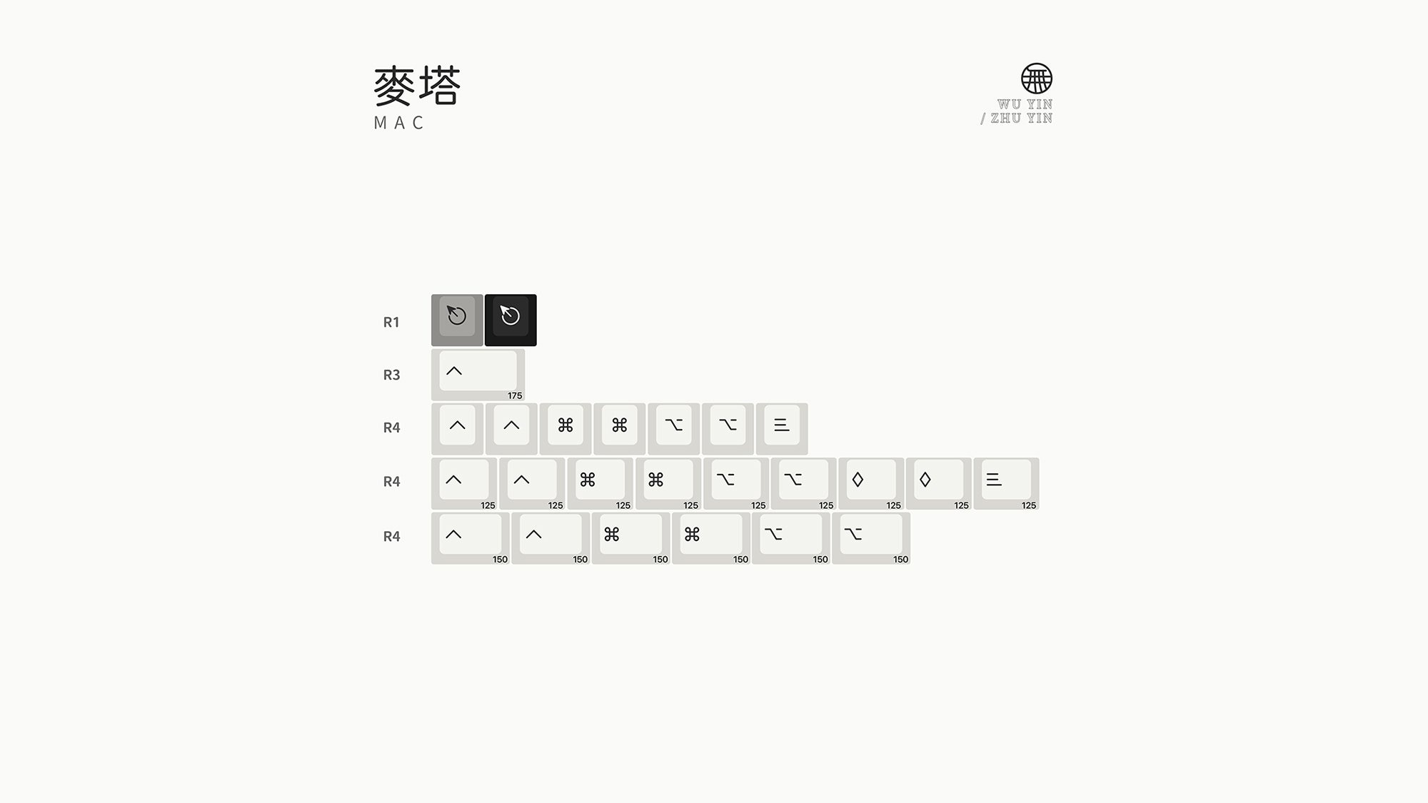 [Restock] EPBT "WUYINZHUYIN" Extra Kit (Except Base Kit) Cherry Profile Dye-sub Keycaps For Mechanical Keyboard
