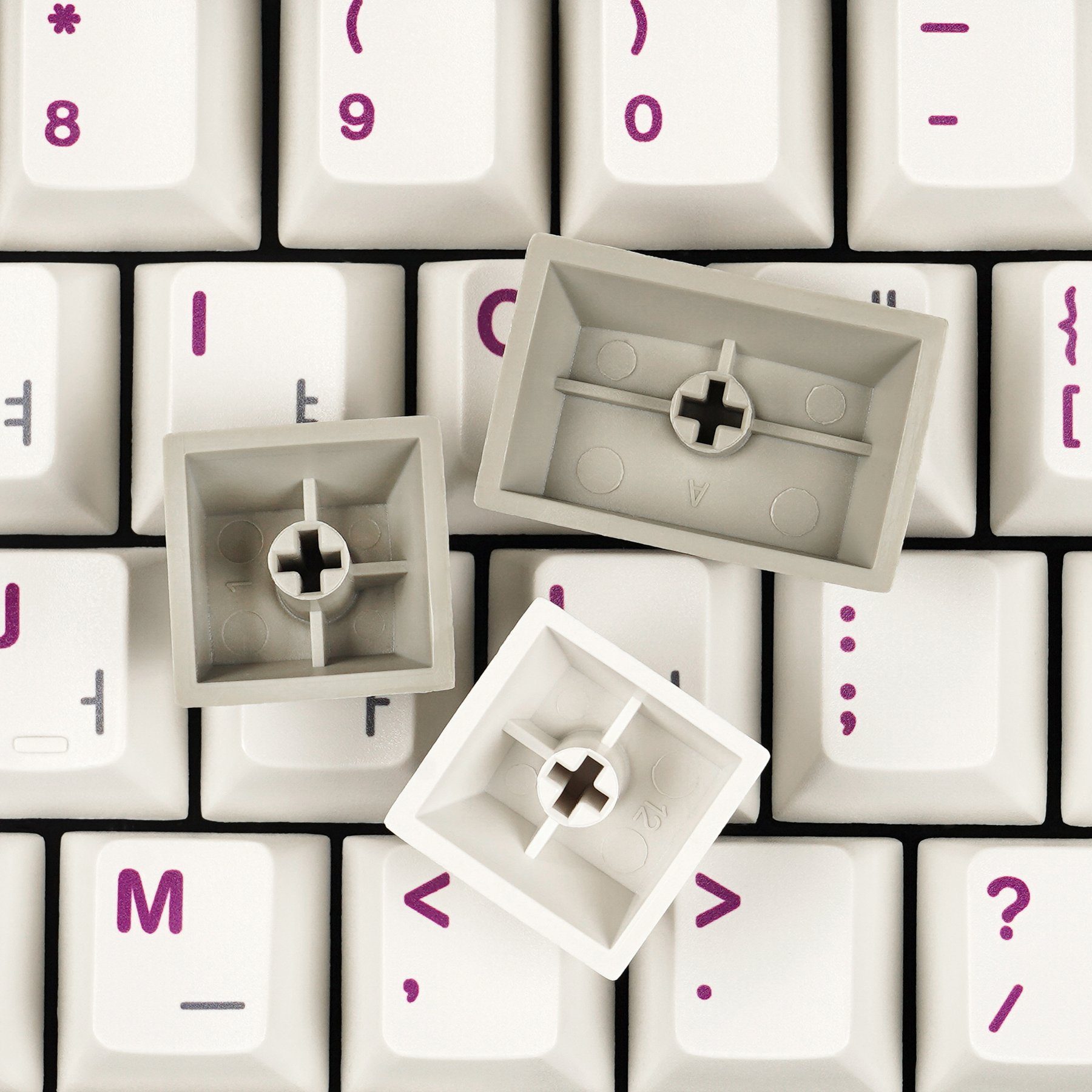 EPBT Enjoypbt PBT material Dye-Subbed Keycap Set 117Keys for Cherry MX switches and MX-style clones For Mechanical Keyboard