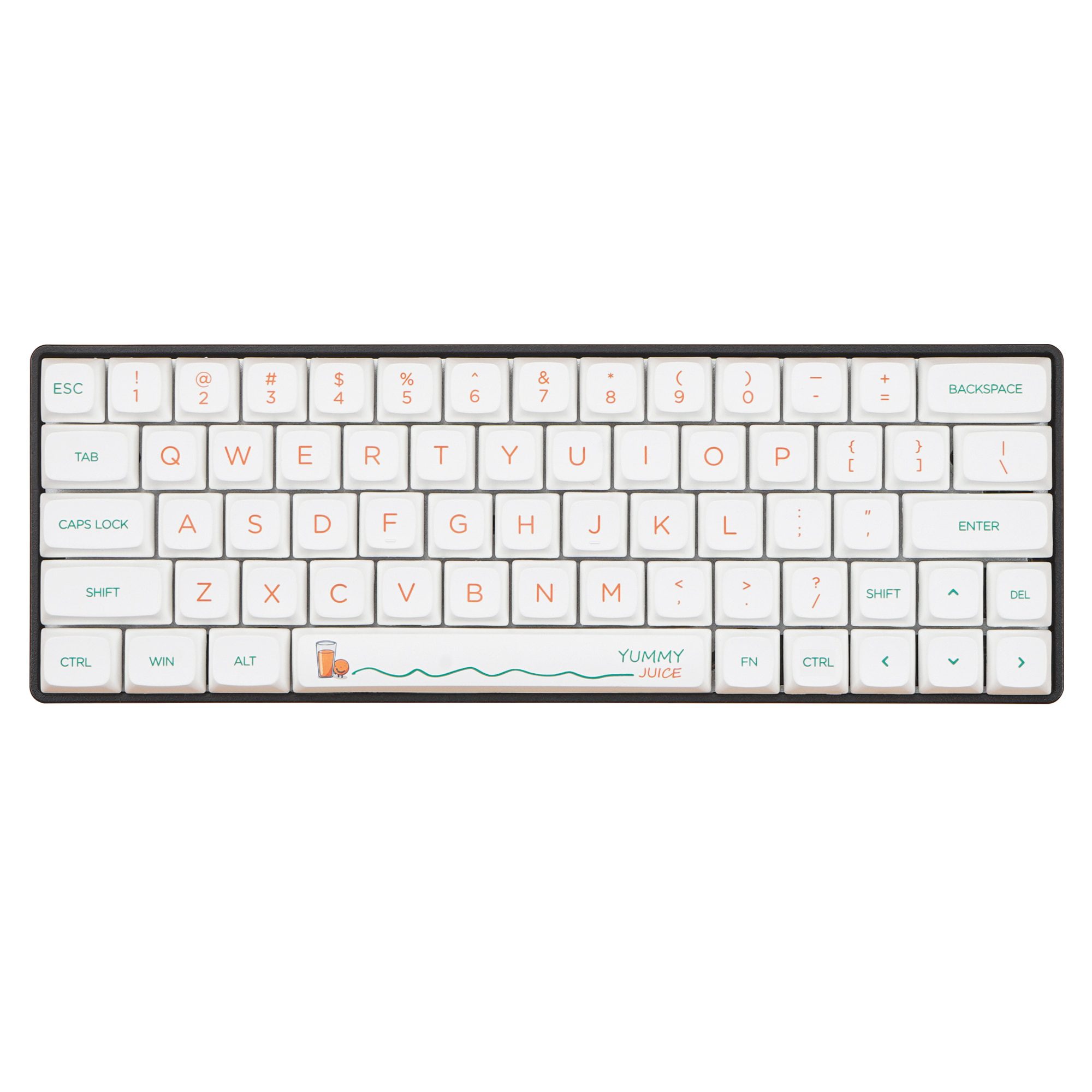 NP Orange Dye-sub Keycaps Set For Customized MX Mechanical Keyboard
