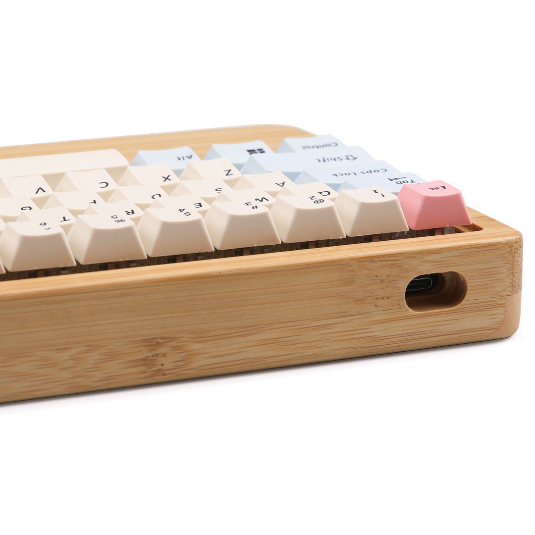 KBDfans 60% Large Bamboo Mechanical Keyboard Case